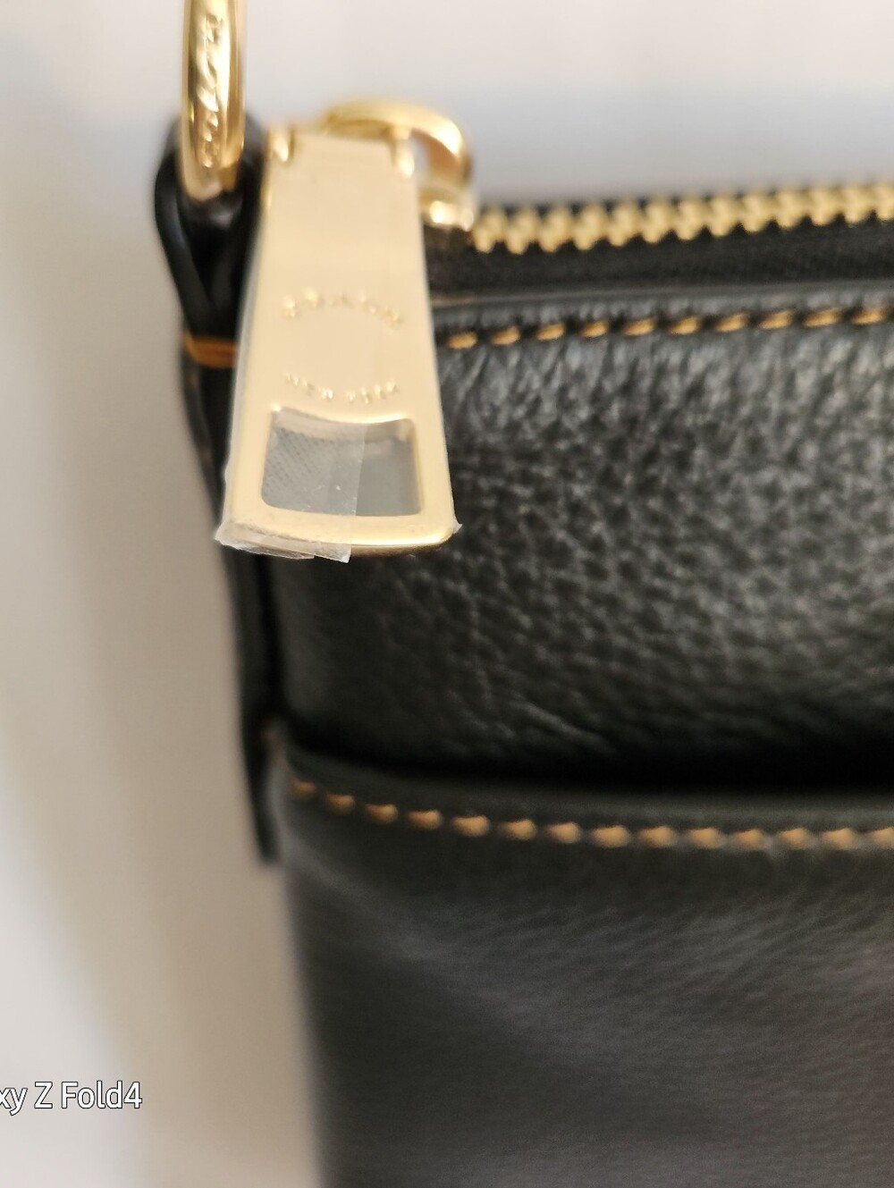 Coach Black Leather Crossbody with Minnie Mouse Detail - Picture 6 of 9
